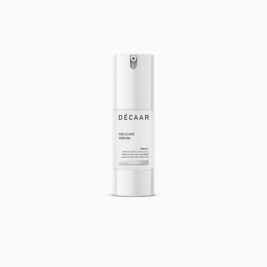 DÉCAAR Delicate veido serumas baltame buteliuke