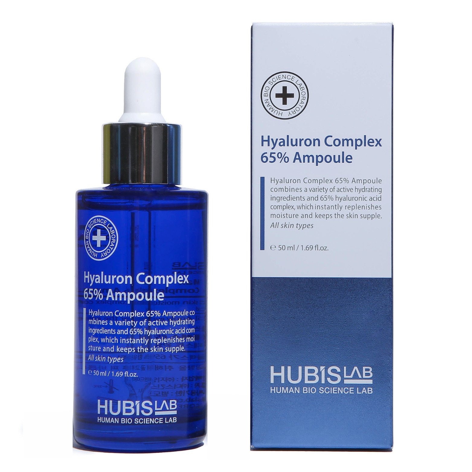 hubislab-65-hialurono-rugsties-ampule-50-ml.jpg HUBISLAB AMPULĖ SU 65% HIALURONO RŪGŠTIES KOMPLEKSU, 50 ML - Image 1