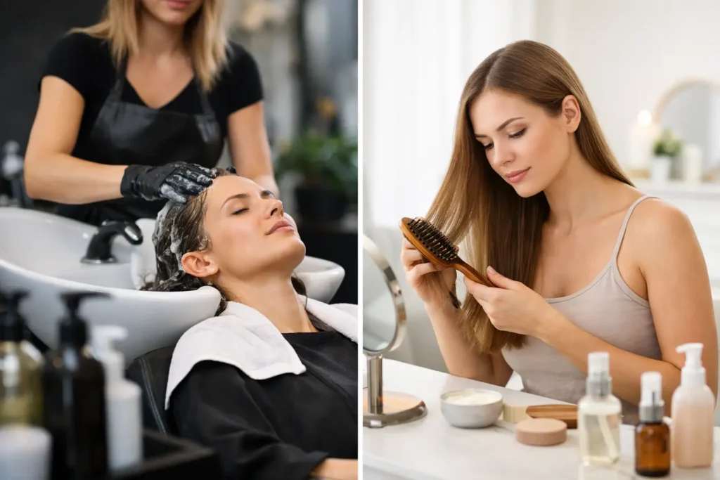 Saloninė ar namų priežiūra - kas veikia geriau?