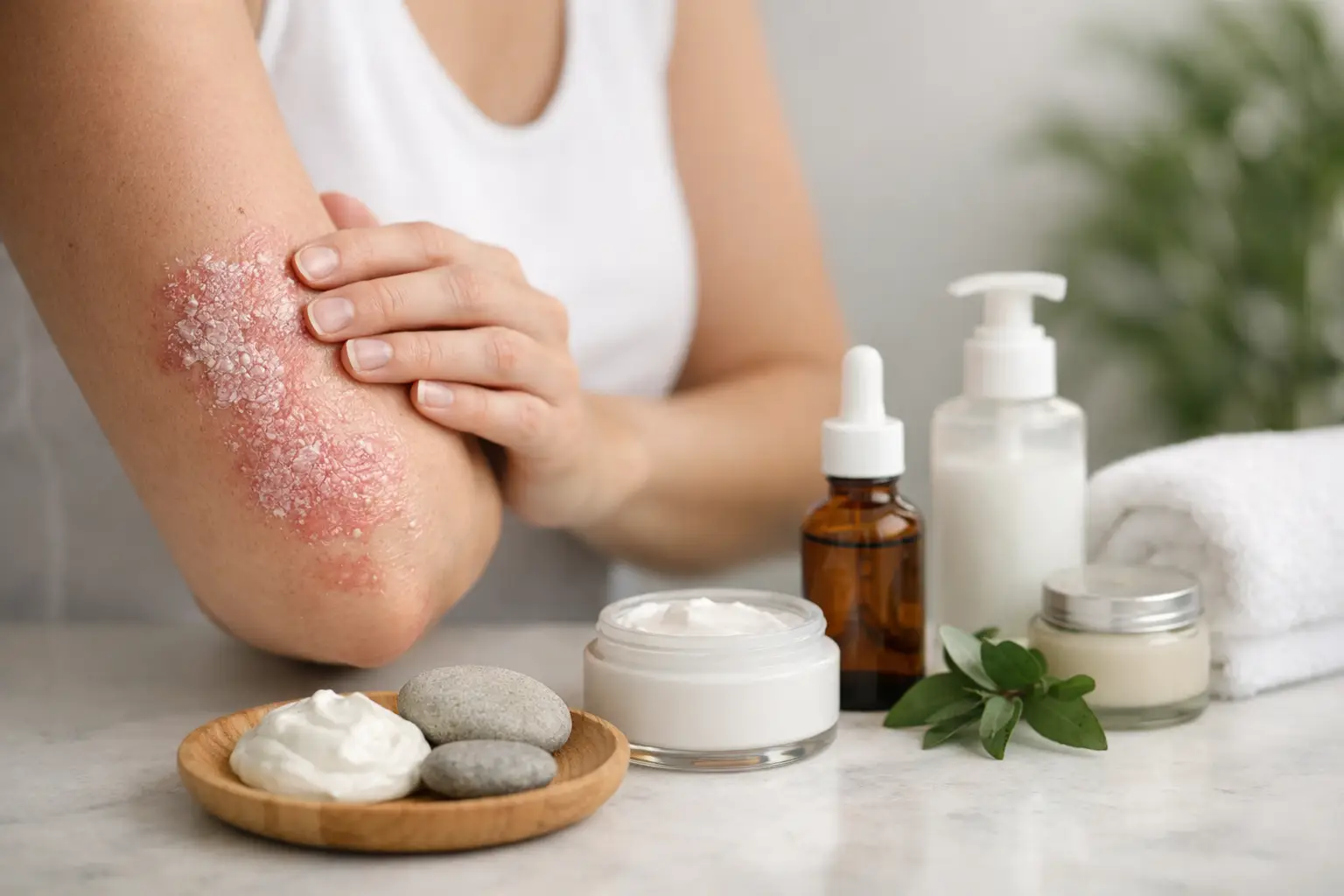 Psoriazės odos priežiūros gidas kasdienai