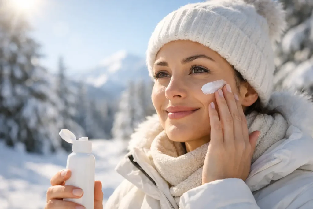 Ar galima naudoti SPF žiemą? Taip, jei reikia odai